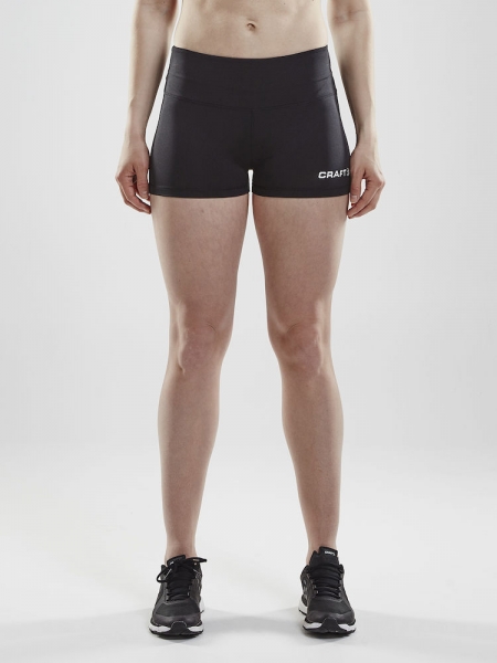 Craft Squad Laufshort Hotpants Damen - Schwarz